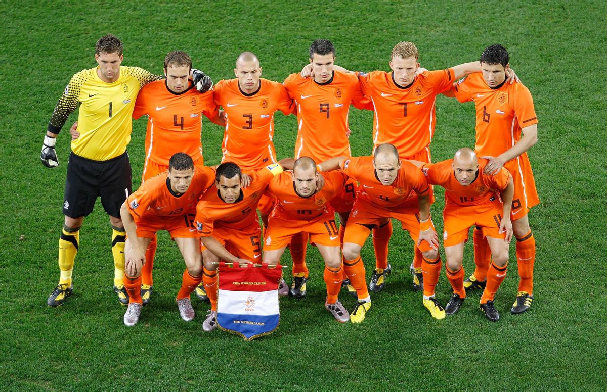 荷兰国家队合照图片