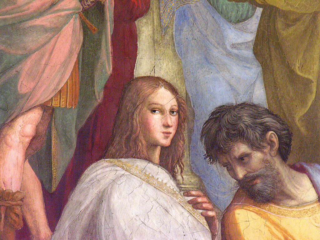 拉斐尔笔下倒霉的女知识分子，有雅典娜的美貌却受暴力攻击而死