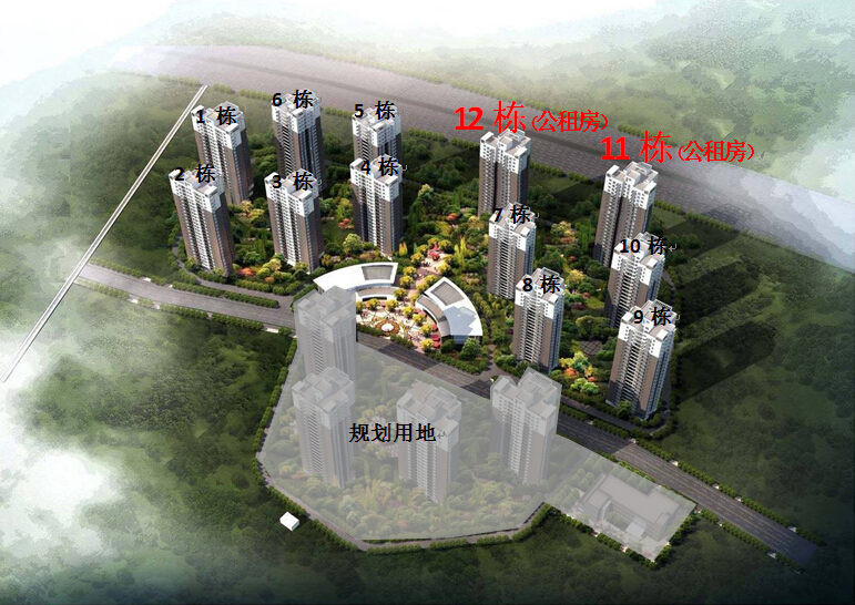 经开区公租房项目有3个，每月每平米租金6-10元！