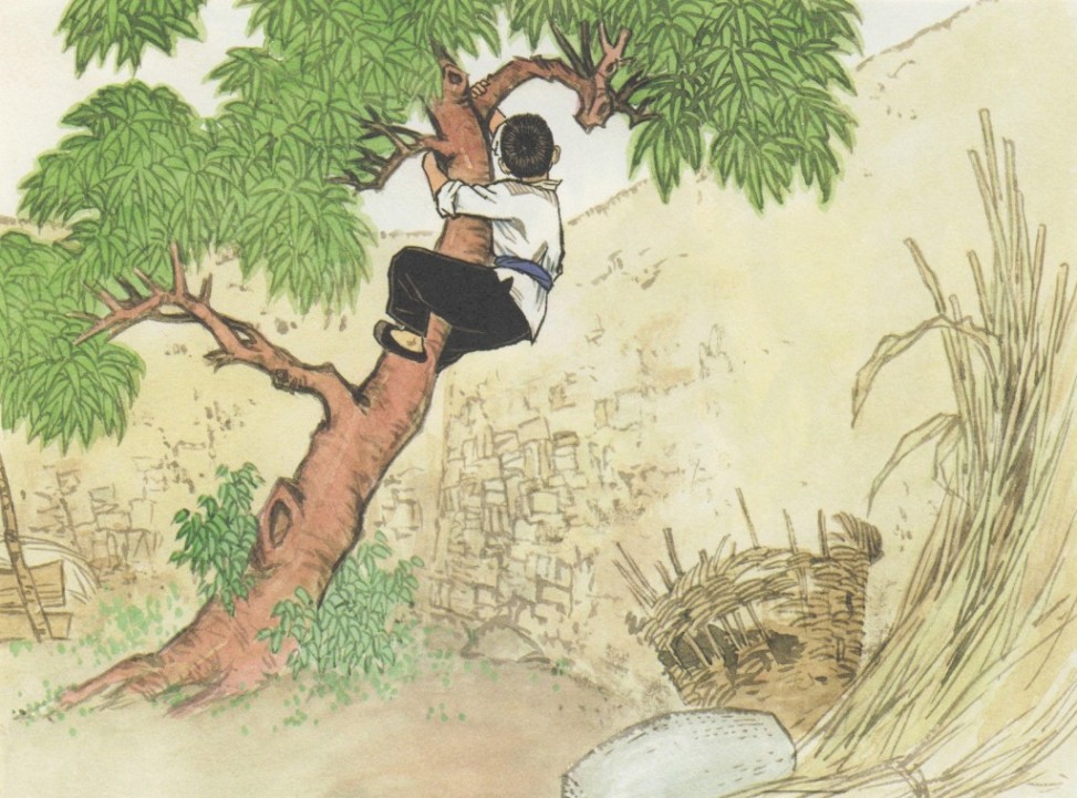 家喻户晓的作品，著名连环画家高宝生的彩色连环画《小英雄雨来》