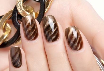 时尚猫眼美甲，第一款就美爆了，抓紧收藏！