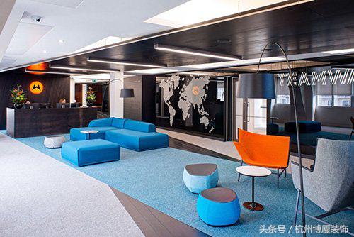 杭州这家广告传媒公司创意风办公室，装修设计得太大胆
