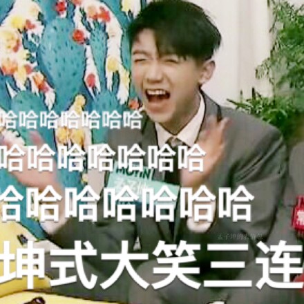 孟子坤式三连表情包