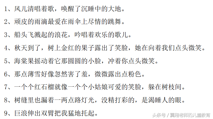 如何把句子写漂亮？三年级比喻，拟人这么练，肯定能够快速提高