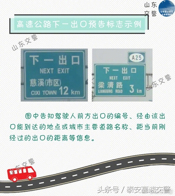 五分钟让你看懂指路标志，开车再也不怕上高速了