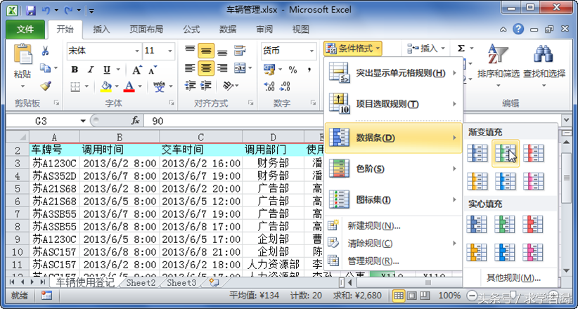excel表格的条件格式怎么应用(excel怎么用条件格式)