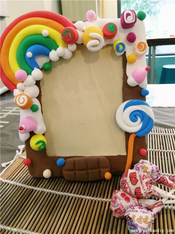 幼儿卡纸手工相框图片(幼儿园废物利用教程) - 赤虎壹号