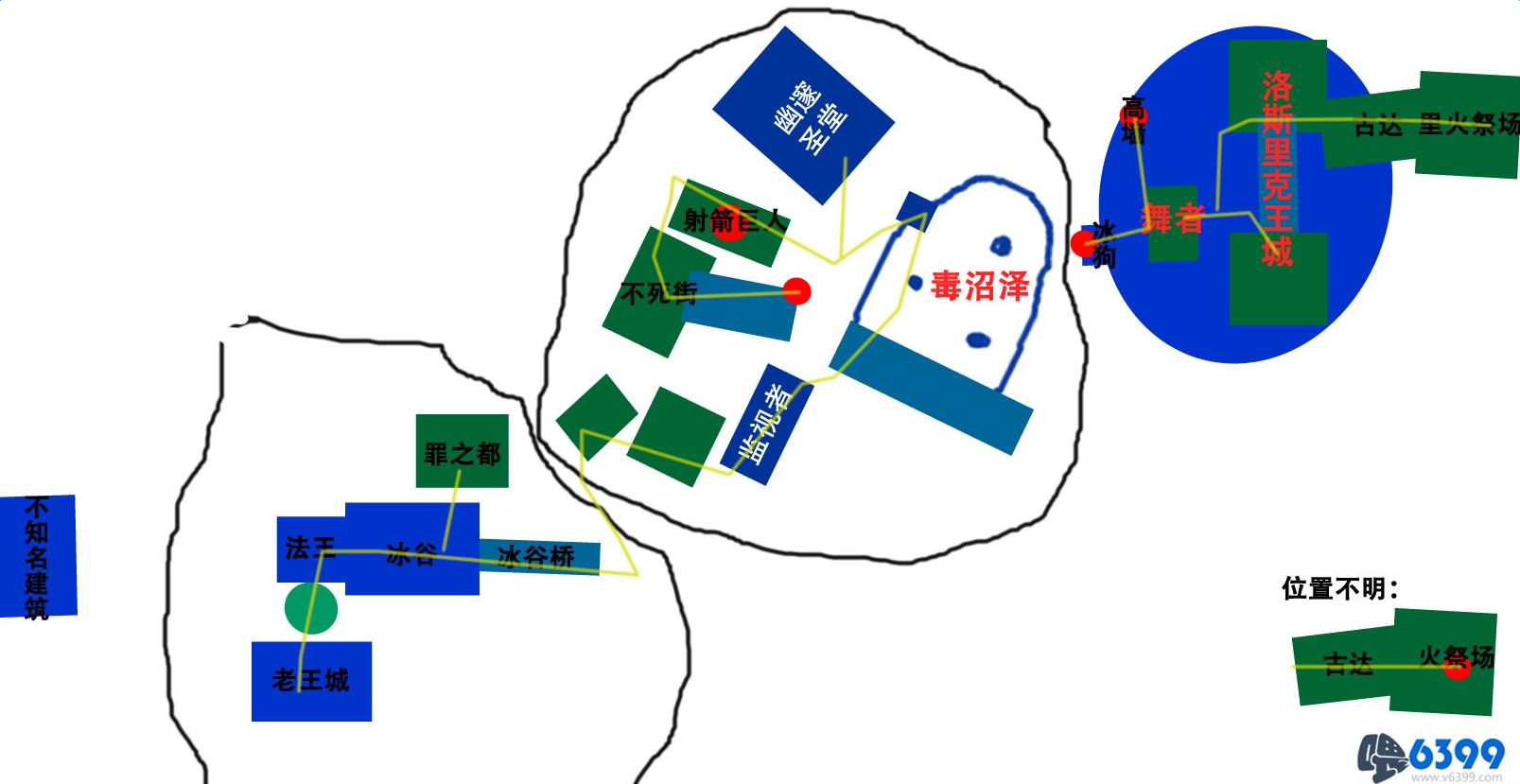 《黑暗之魂3》世界地图及攻略路线图一览分享