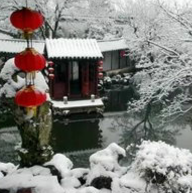 一场雪，下美了古镇―西塘