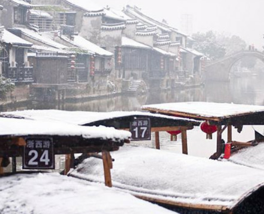 【雪落西塘】银装素裹梦里水乡，古桥巷陌静谧如诗