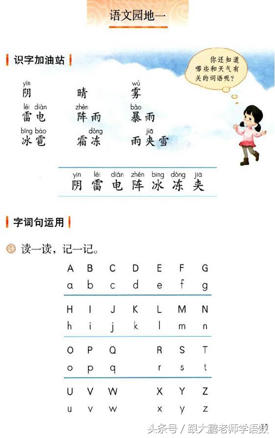 人教部编版一年级语文下册彩色完整版，快来收藏给孩子提前预习吧