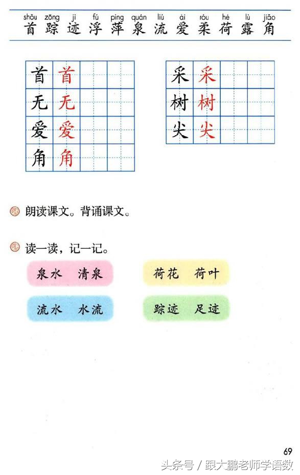 人教部编版一年级语文下册彩色完整版，快来收藏给孩子提前预习吧