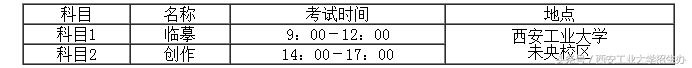 「权威发布」西安工业大学2018年书法学专业招生简章