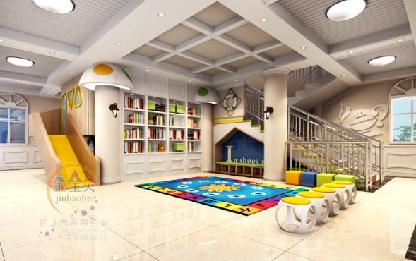 这家国际幼儿园装修成这样，孩子们还想回家吗？幼儿园设计效果图