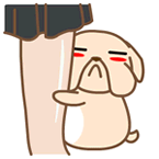 抱大腿表情包