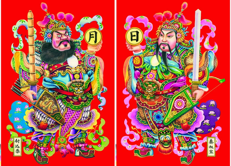 门神怎么贴才正确图片(过年为什么要贴门神,如何正确贴门神?