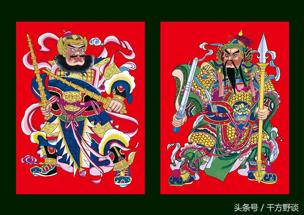 贴(春节大年在即细说中国各地最常见10对门神的正确贴法与人物简介)