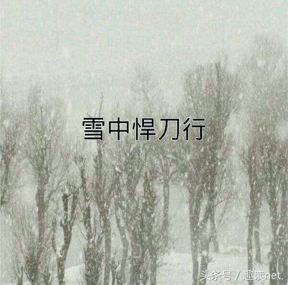 《雪中悍刀行》经典语句：天不生我李淳罡，剑道万古长如夜！