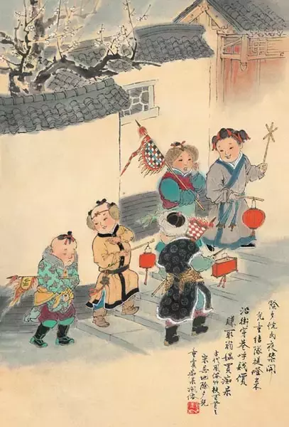 中国古代风俗一百图，珍藏！
