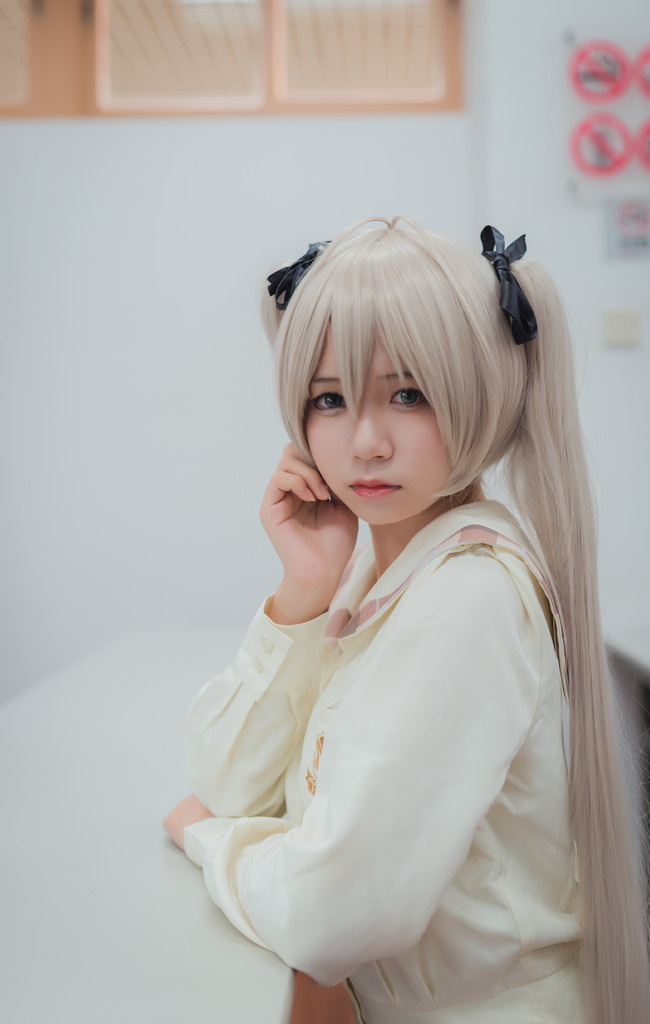 Cosplay之黑丝穹妹校服装