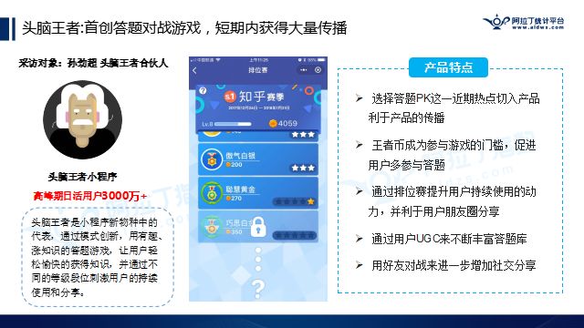 阿拉丁公布2018年首份TOP200小程序榜单，游戏占比逾2成，快速引发社交裂变