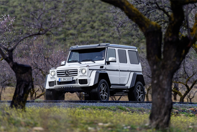 碾压一切越野车型 纯爷们奔驰G550 4×4²明年正式开售