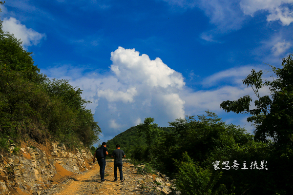 巫峡南岸野山谷，大山深处有人家