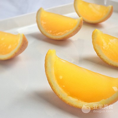 夏日小清新：橙子果冻