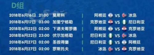 2018直播世界杯比赛表(2018年世界杯比赛直播时间 俄罗斯世界杯小组对战分组表)