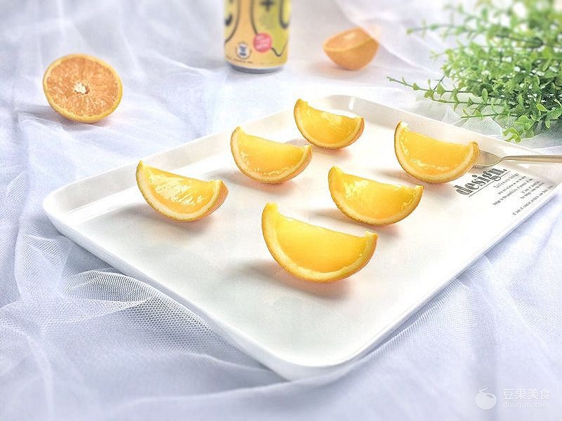夏日小清新：橙子果冻
