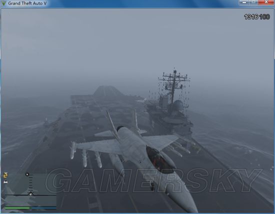 《GTAOL》航空母舰内部探索及位置一览 航空母舰在哪