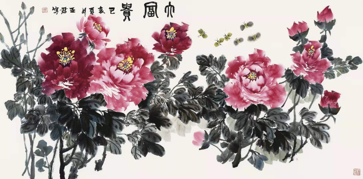 花之语，鱼之乐，笔墨灵魂跃然纸上--画者姜亚君