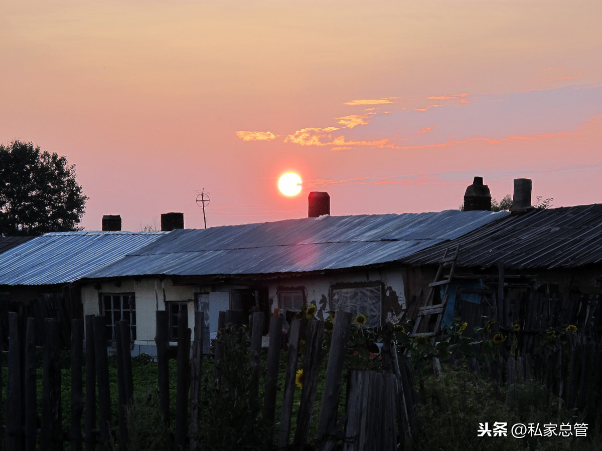 小村的风景，寂静如画，小村的生活，恬淡安然