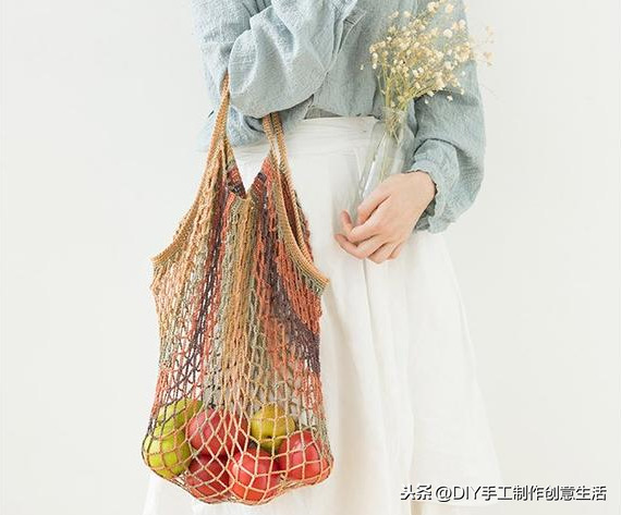 环保，从一个购物袋开始，手把手教你钩织一个环保购物袋