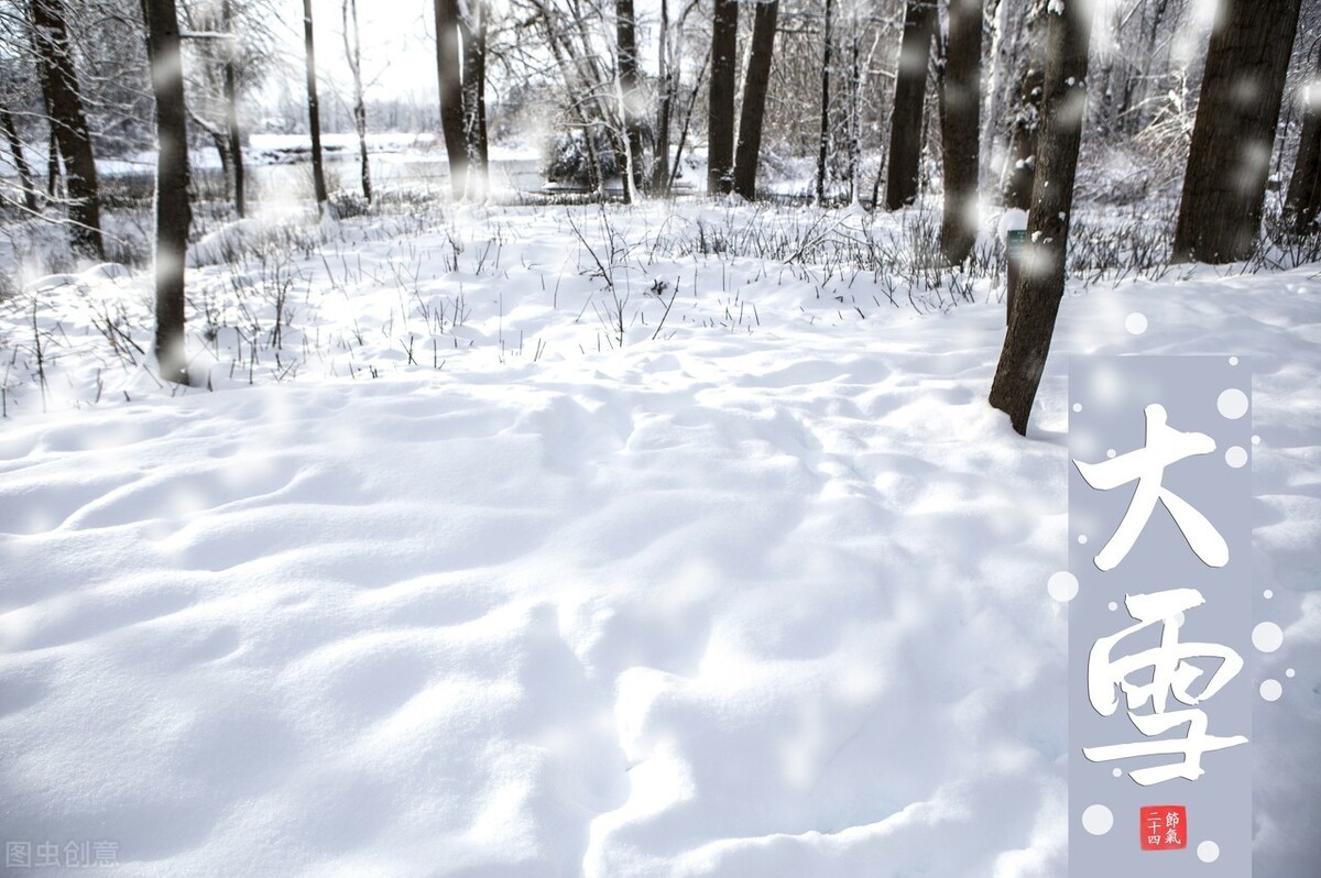 在大雪之中行走