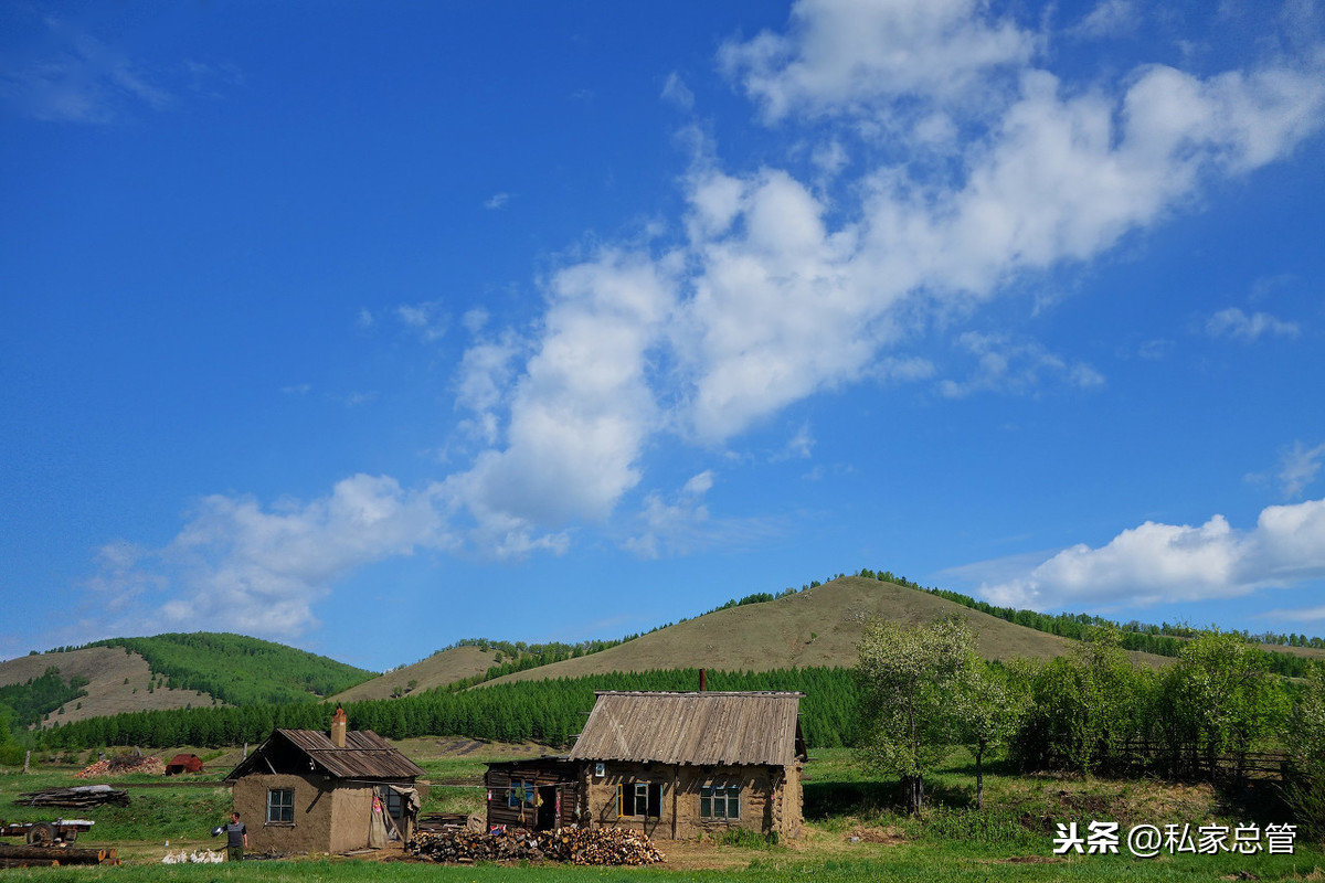 小村的风景，寂静如画，小村的生活，恬淡安然