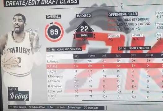 nba2k17哪些球星好(NBA 2k17曝光球星能力值前10位，你同意吗？)