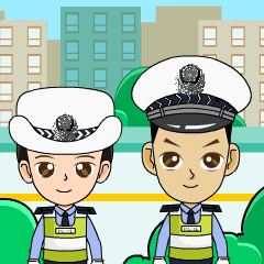 看不懂交警手势？萌萌的卡通教会你！