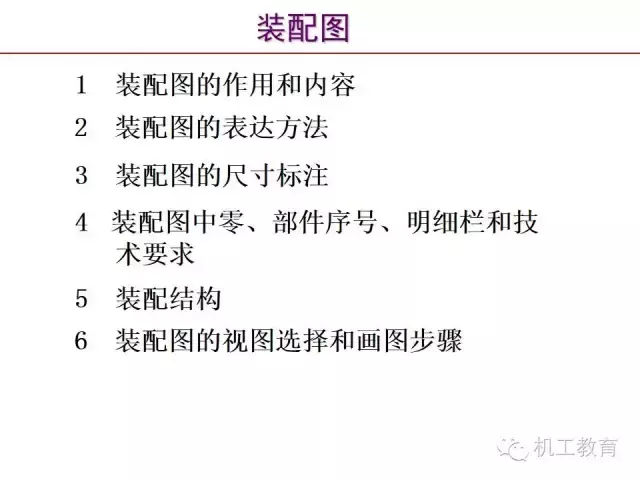 装配图的所有知识，都在这50页PPT里了