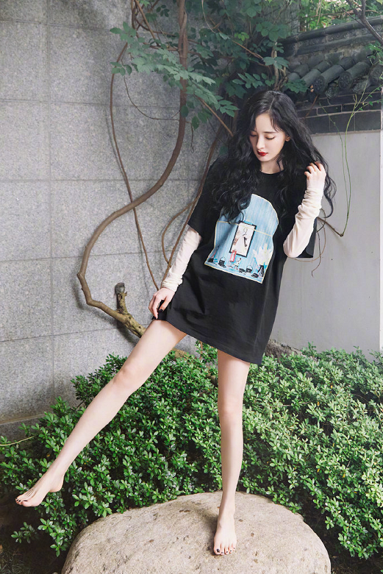 杨幂的腿好绝