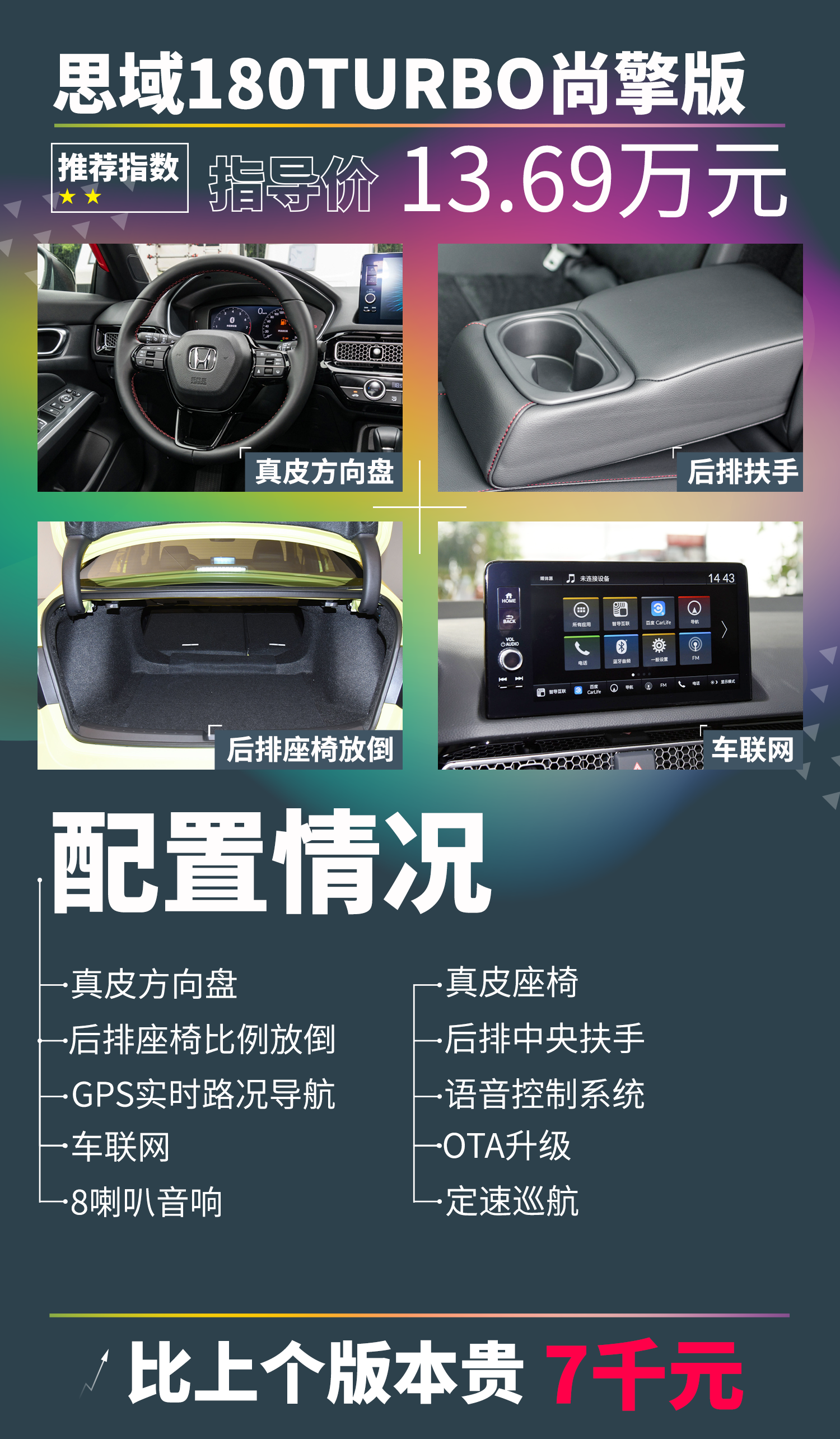 第11代思域上市，买14万这款才超值！