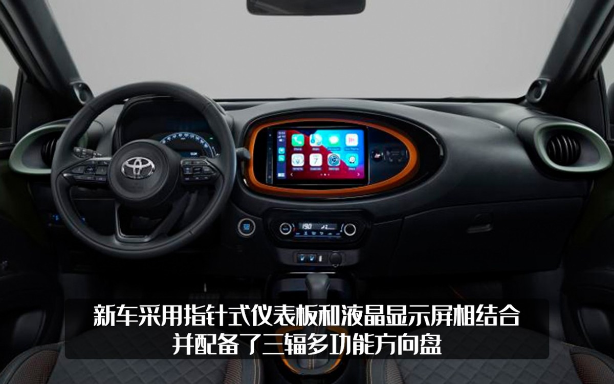 全新Aygo X官图发布，丰田跨界小型SUV，配三缸1.0L自吸发动机？