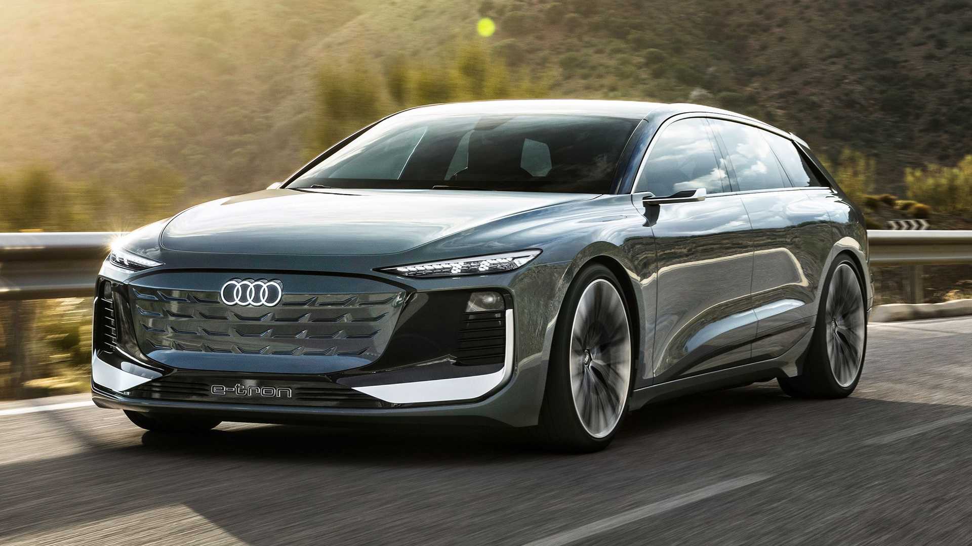 续航700km 奥迪a6 avant e-tron概念发布 4秒内破百