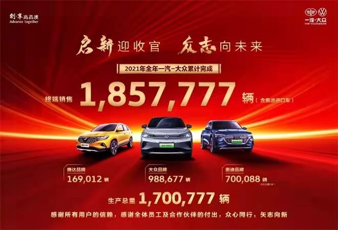 一汽-大众的2021，在负重中创变前行
