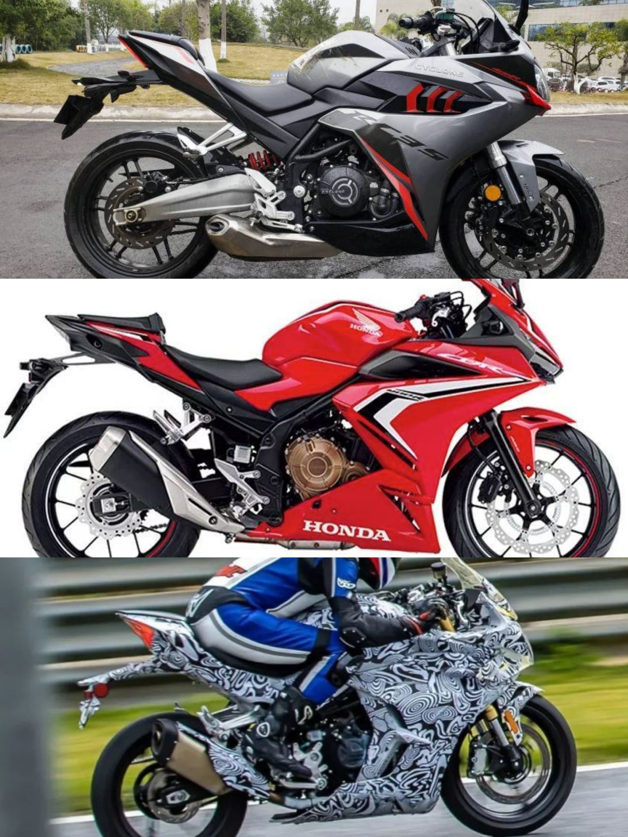 22年三台重磅仿赛 450sr Cbr400r Rc3s 天天看点