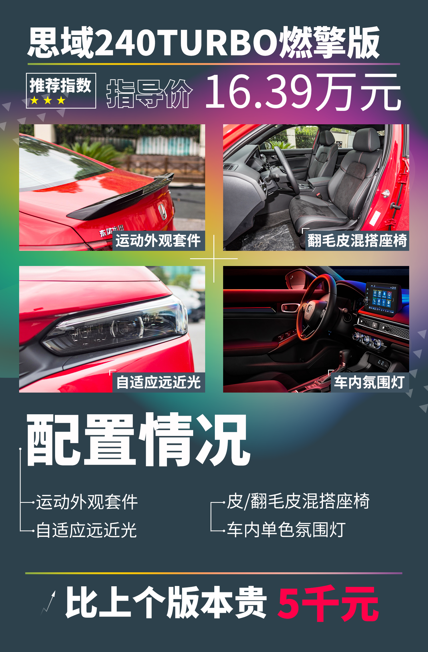 第11代思域上市，买14万这款才超值！