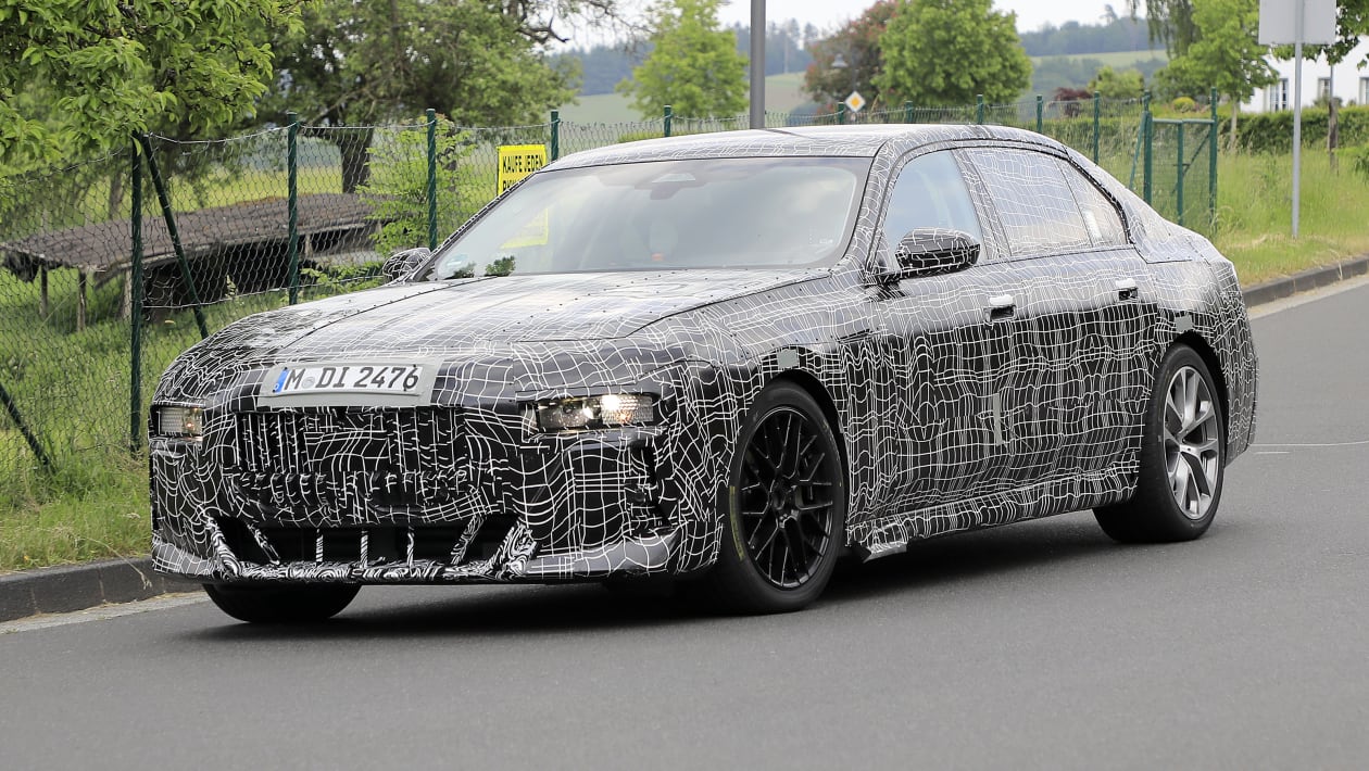 純電動版7系 寶馬i7假想圖曝光 極具辨識度