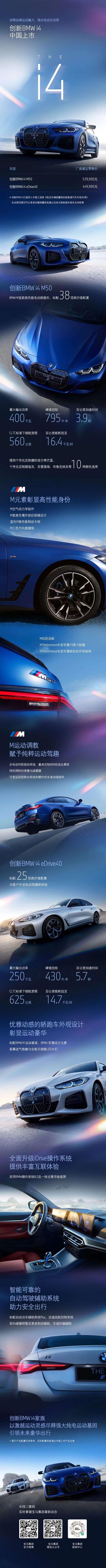 创新BMW i4，中国上市