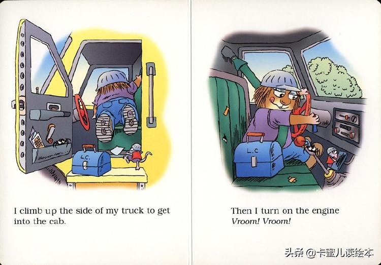 英文有声绘本《Just a dump truck》一辆翻斗车