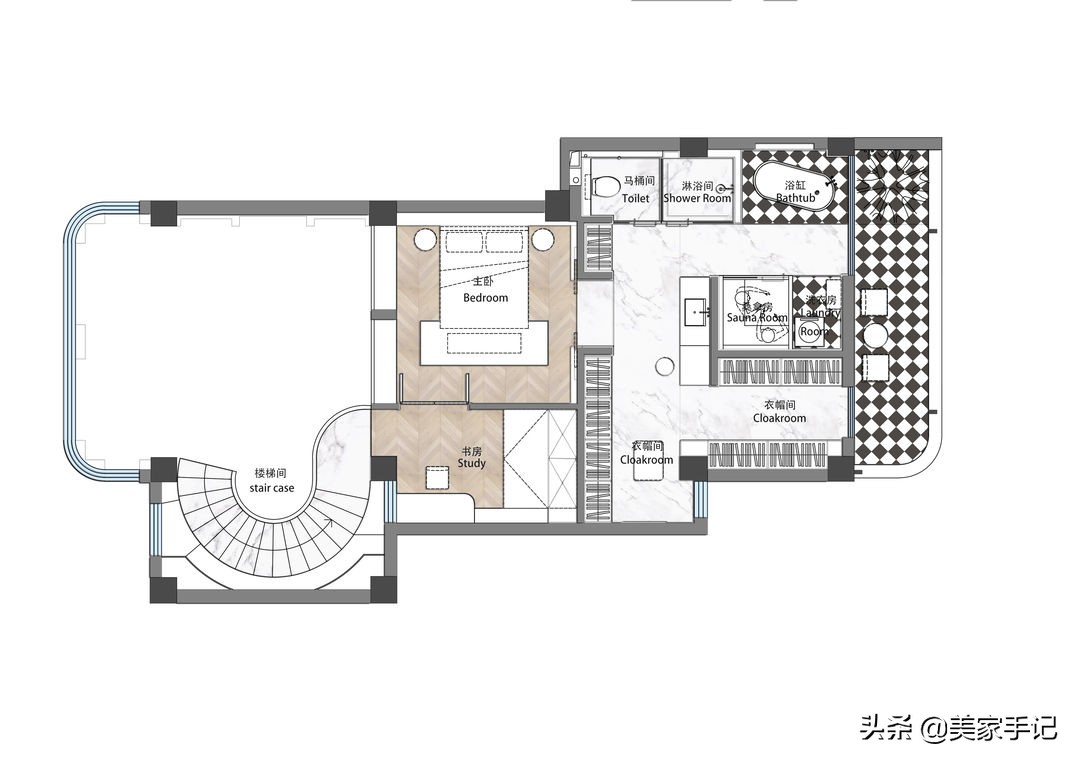 成都夫妻家中的高级场面：凭一个楼梯就圈粉无数，职住一体太爽了
